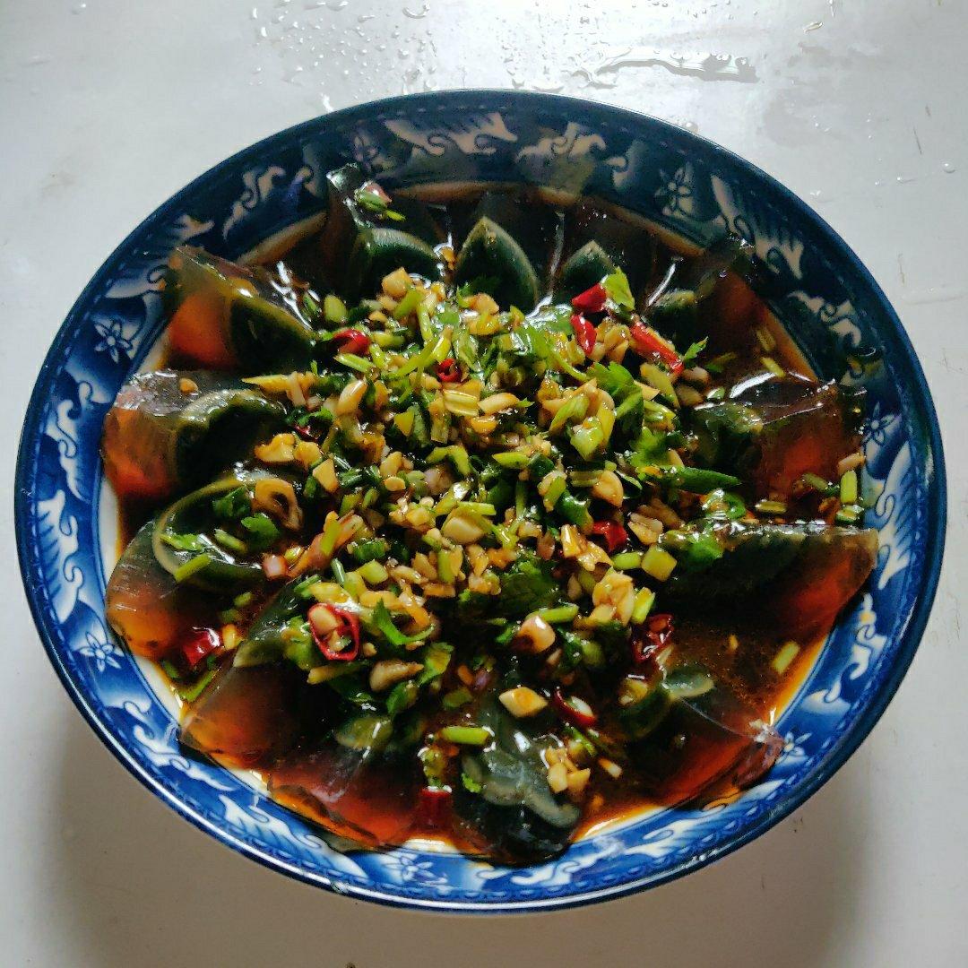 凉拌皮蛋简单版