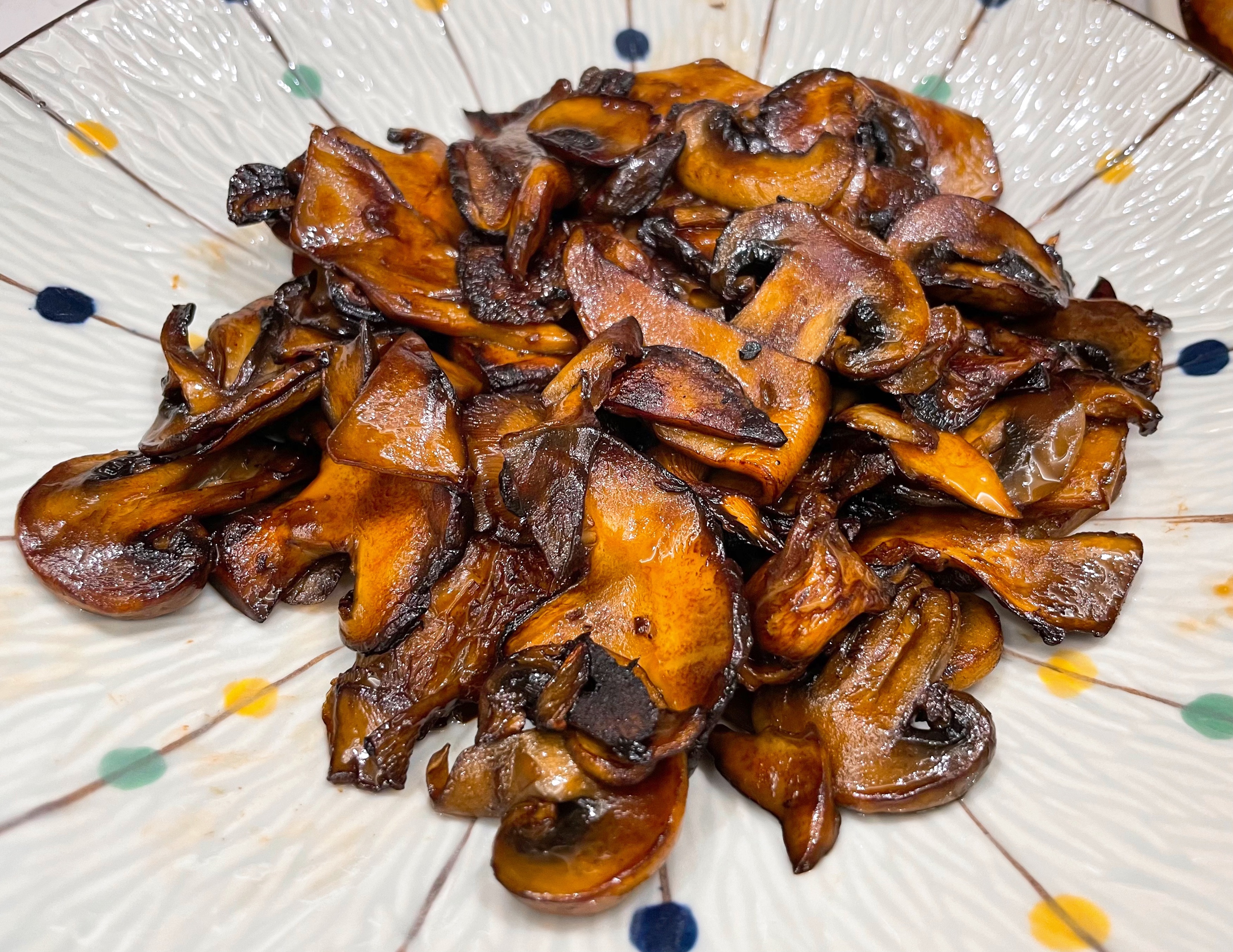 橄榄油炒蘑菇（仿西贝）的做法