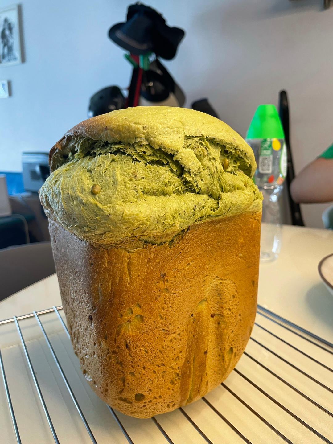 抹茶葡萄干吐司（面包机版）