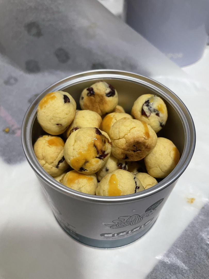 又香又酥的提子奶酥球
