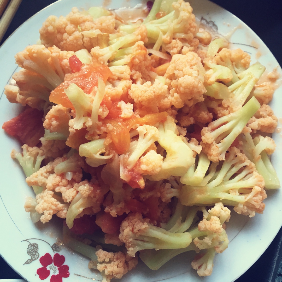 红烩花菜