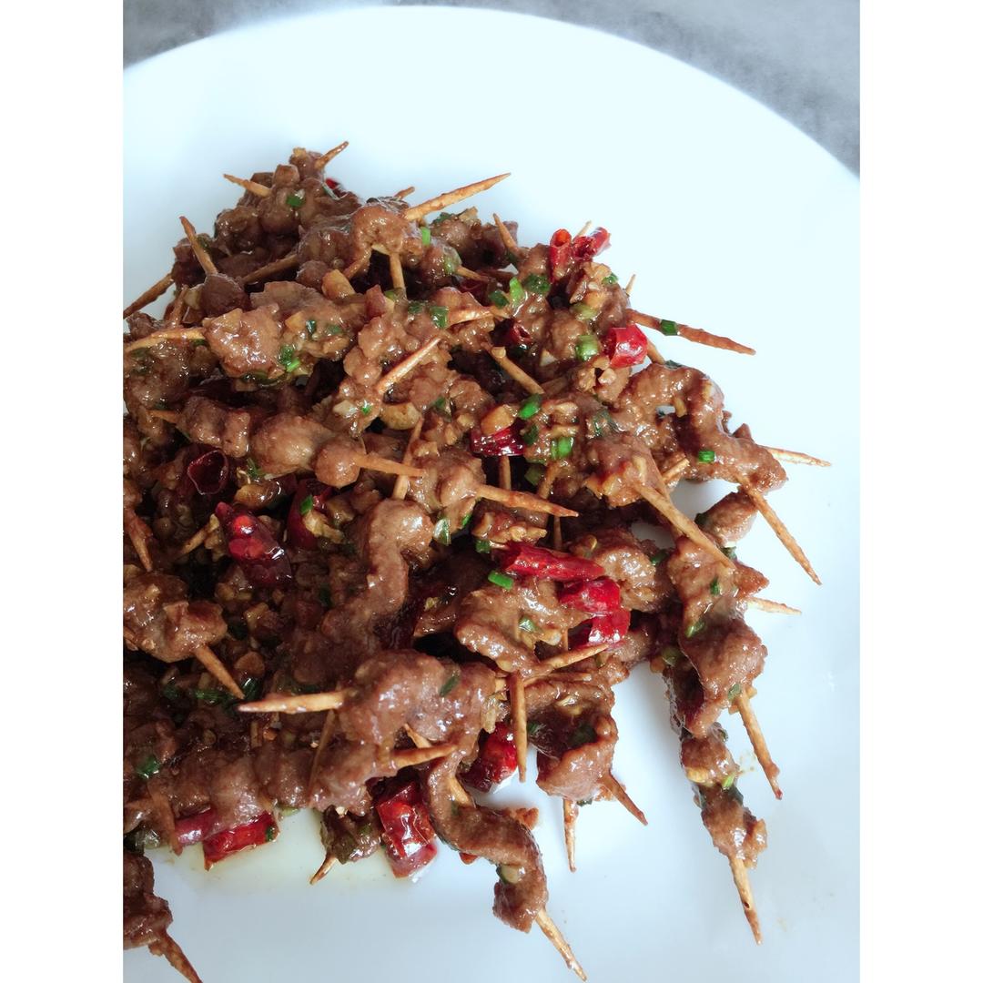牙签牛肉 道地湖南味
