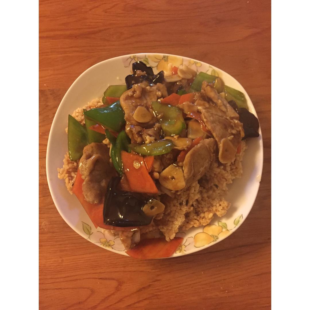堂妈教你做锅巴肉片