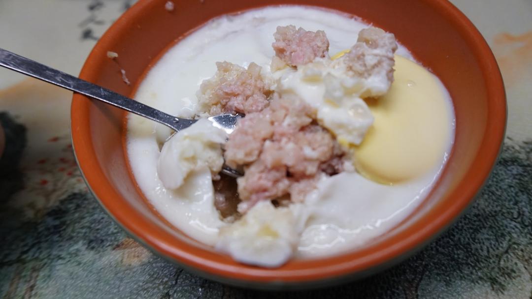 山药肉末蒸蛋