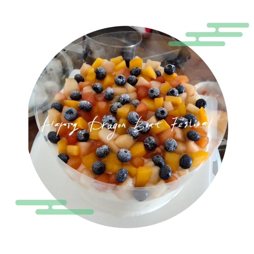 两个六寸可可戚风