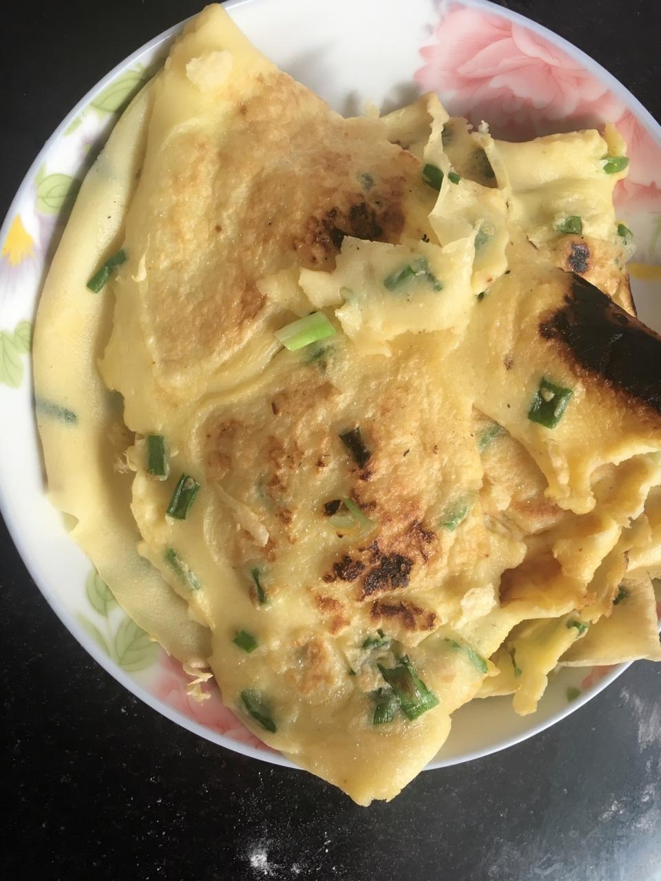 葱花蛋饼（快手营养早餐）
