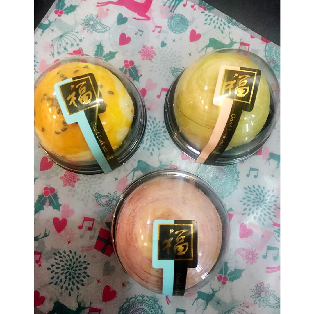 蛋黄酥~紫薯、抹茶、原味~花好月圆，中秋快乐~内附一次做六色蛋黄酥方法~