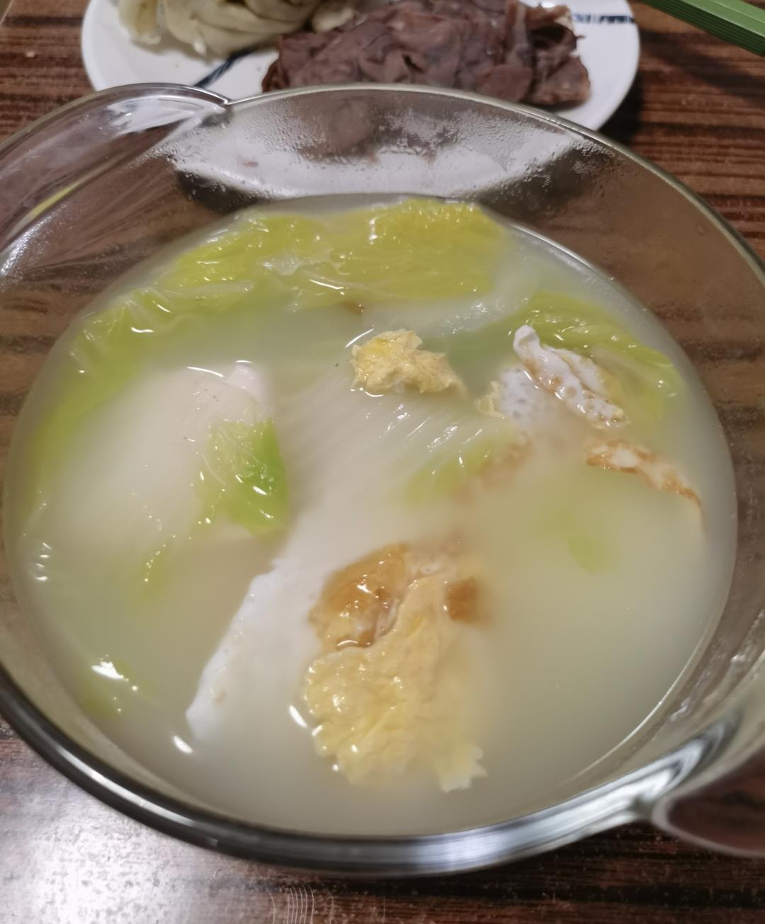 白菜豆腐汤
