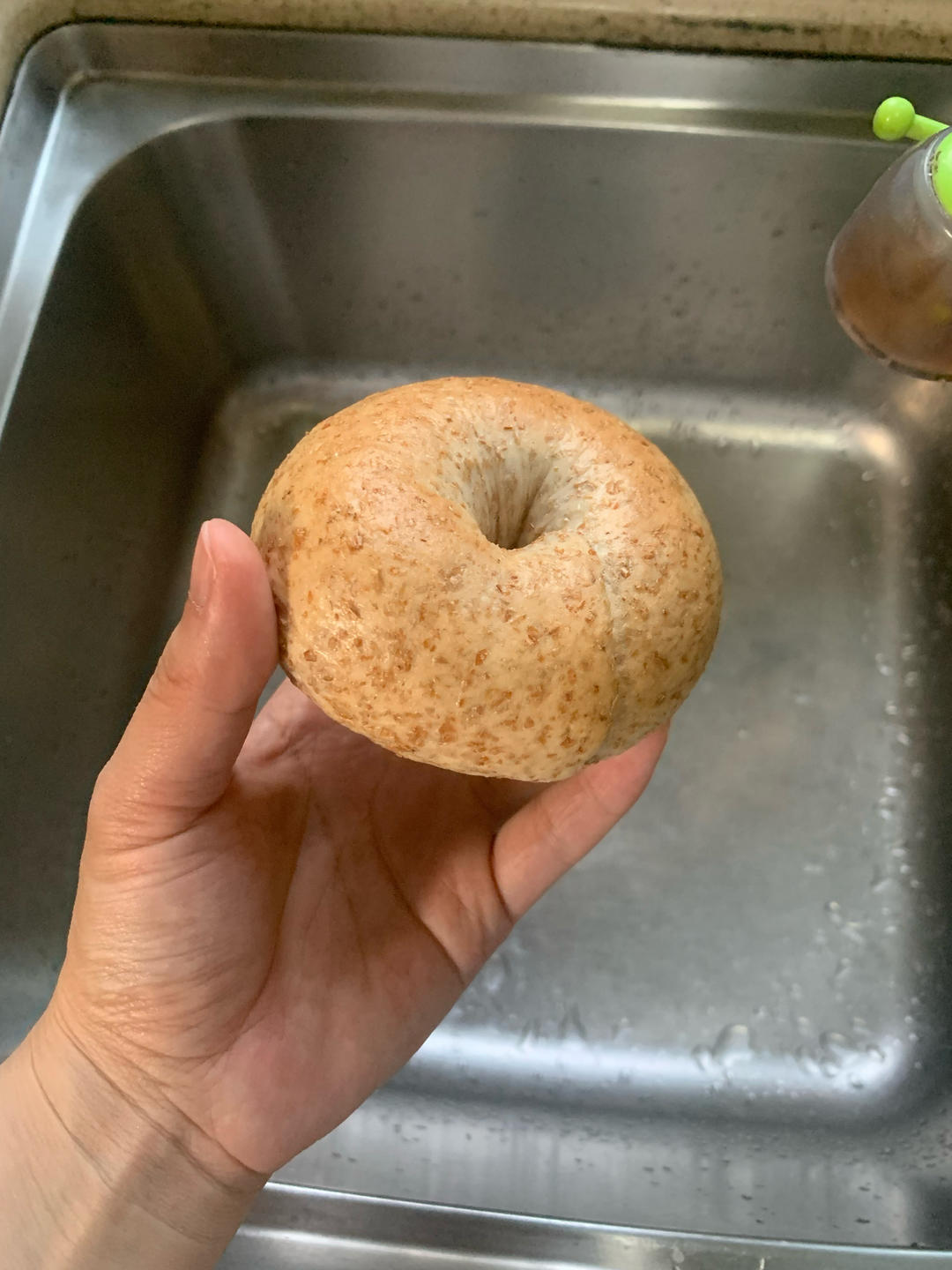 全麦贝果，低糖无油