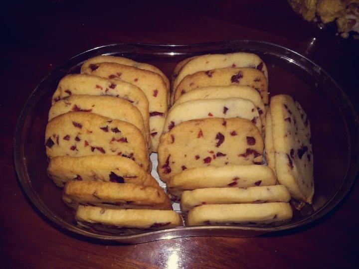 低糖少油版蔓越莓饼干