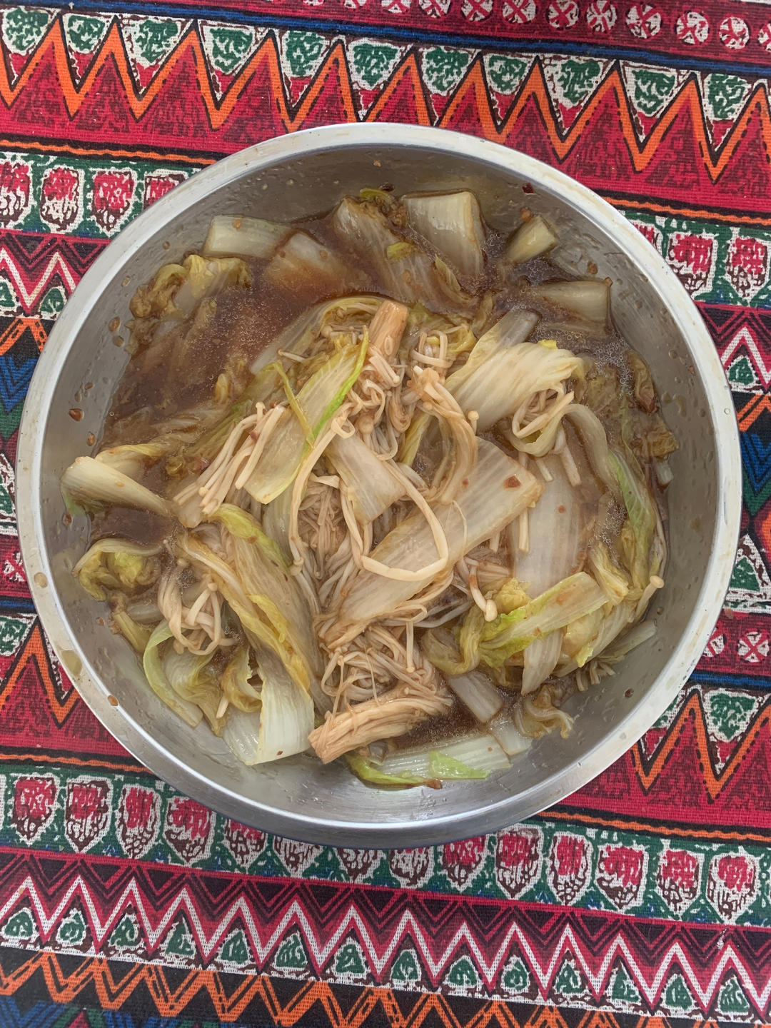 低卡低脂❗️蒜香娃娃菜金针菇好吃到转圈圈～