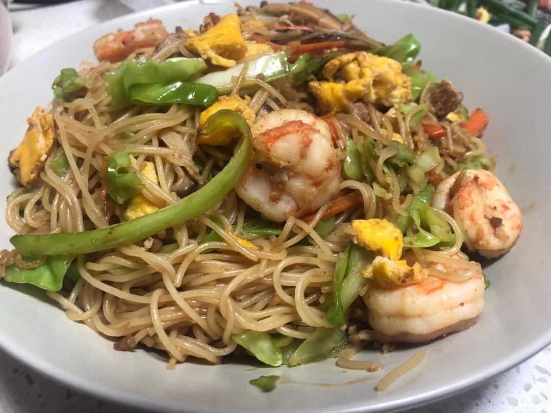 温州特色海鲜炒粉干