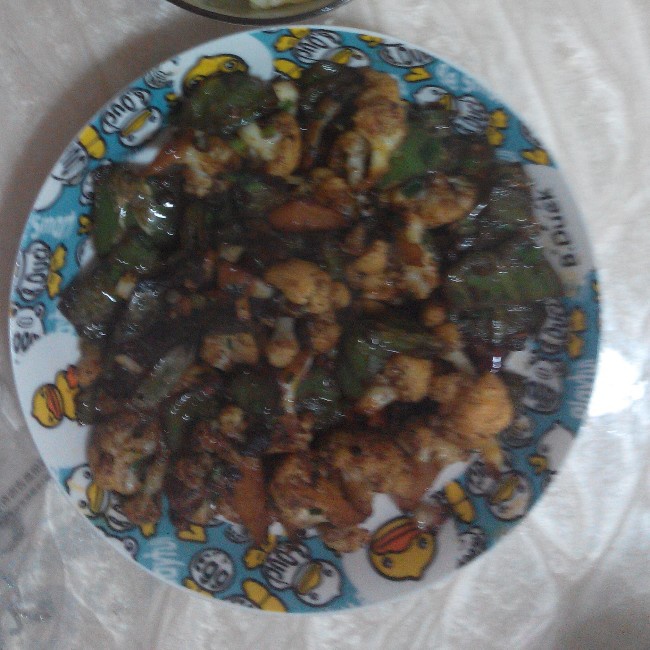 很“浪费”米饭的家常菜之一-------干锅菜花