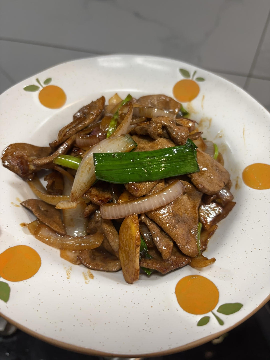 爆炒猪肝家庭做法