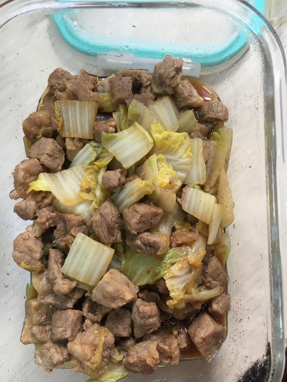 白菜肉片