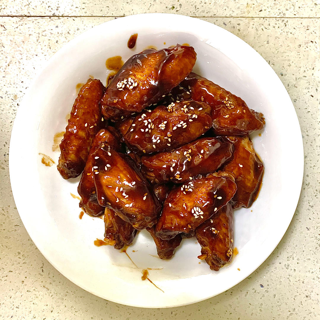 日式蜜汁照烧鸡翅根（好吃到吮指～）