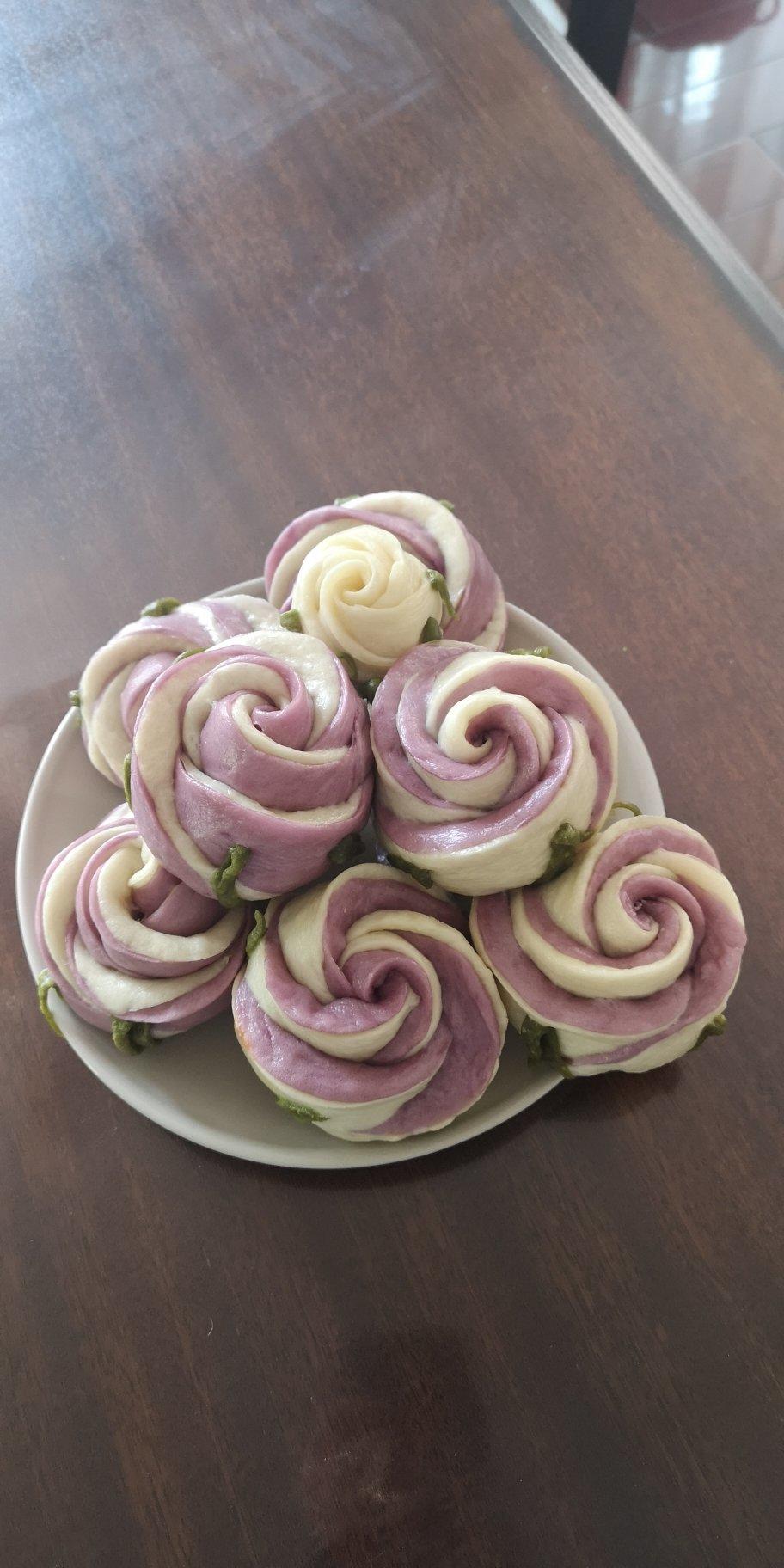 玫瑰花馒头