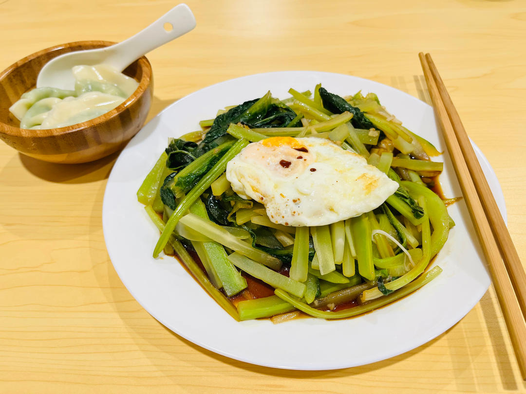 变废为宝～凉拌莴笋叶