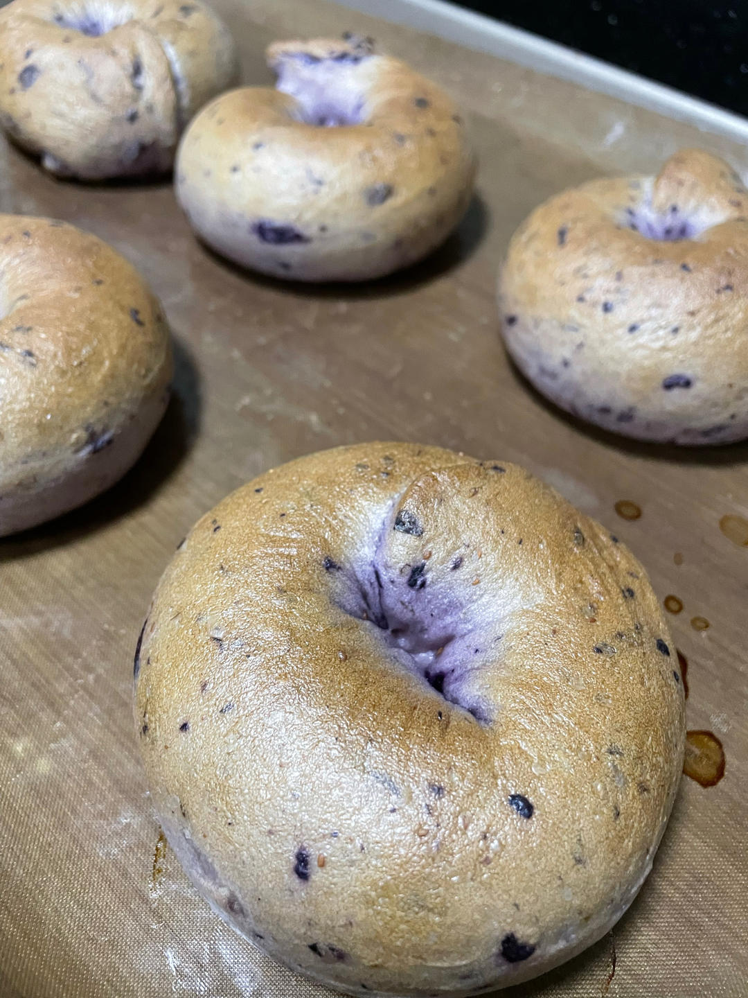 蓝莓🫐乳酪贝果🥯/步骤详细/简单好做