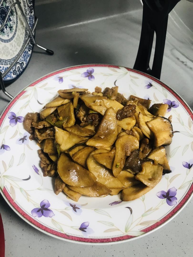 肉炒杏鲍菇