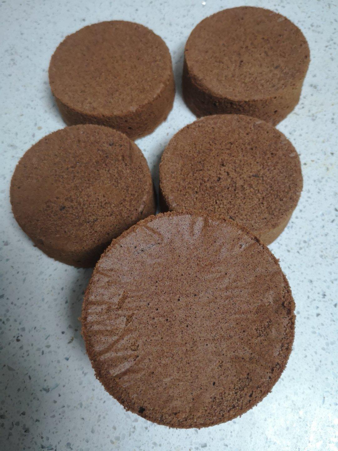 不消泡的巧克力戚风
