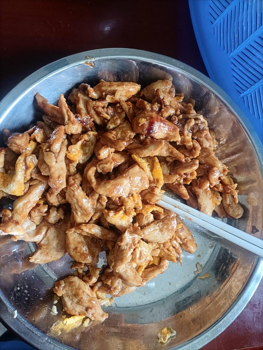 传统做法 京酱肉丝