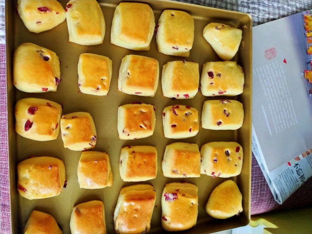 蔓越莓优格小面包块