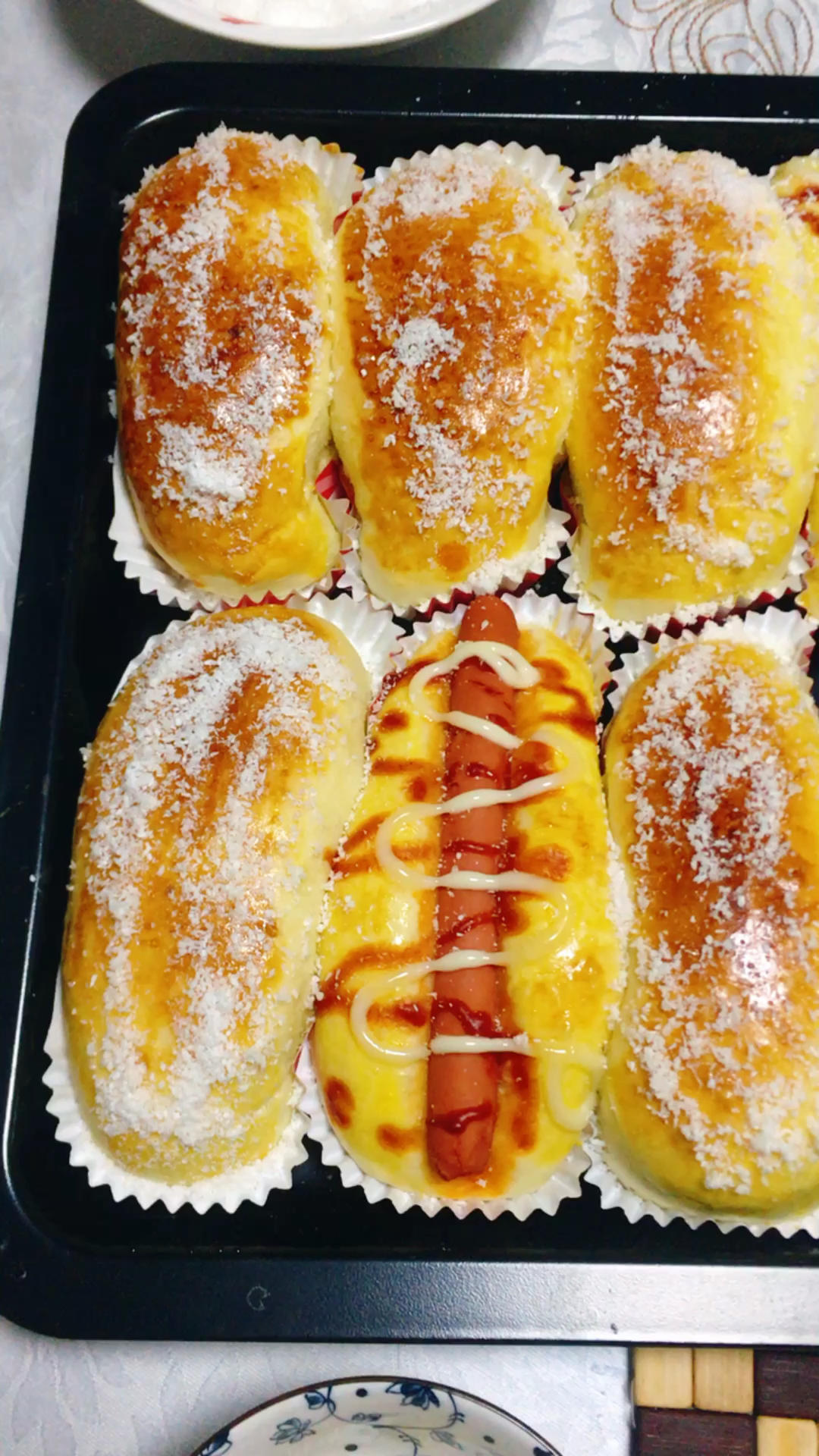 肉松沙拉酱面包（65度汤种）