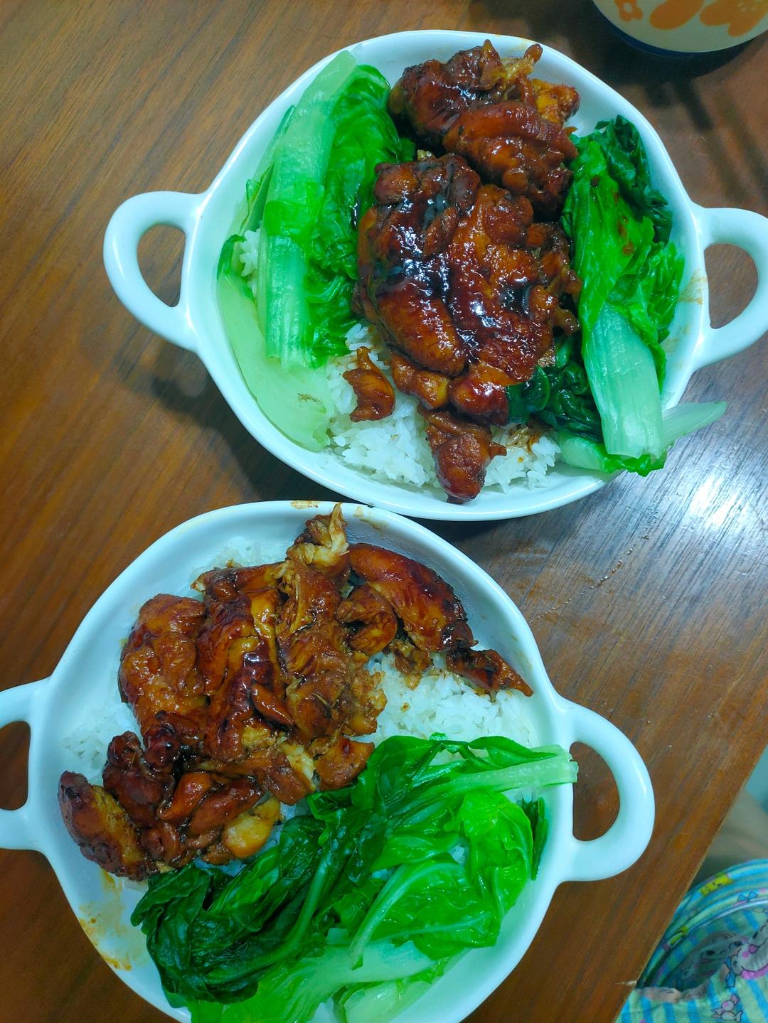不放一滴油的照烧鸡腿饭