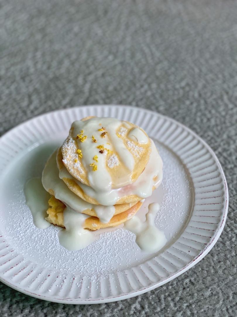 不用烤箱 15分钟无油低糖的舒芙蕾蛋糕松饼 🥞 蓬松绵软