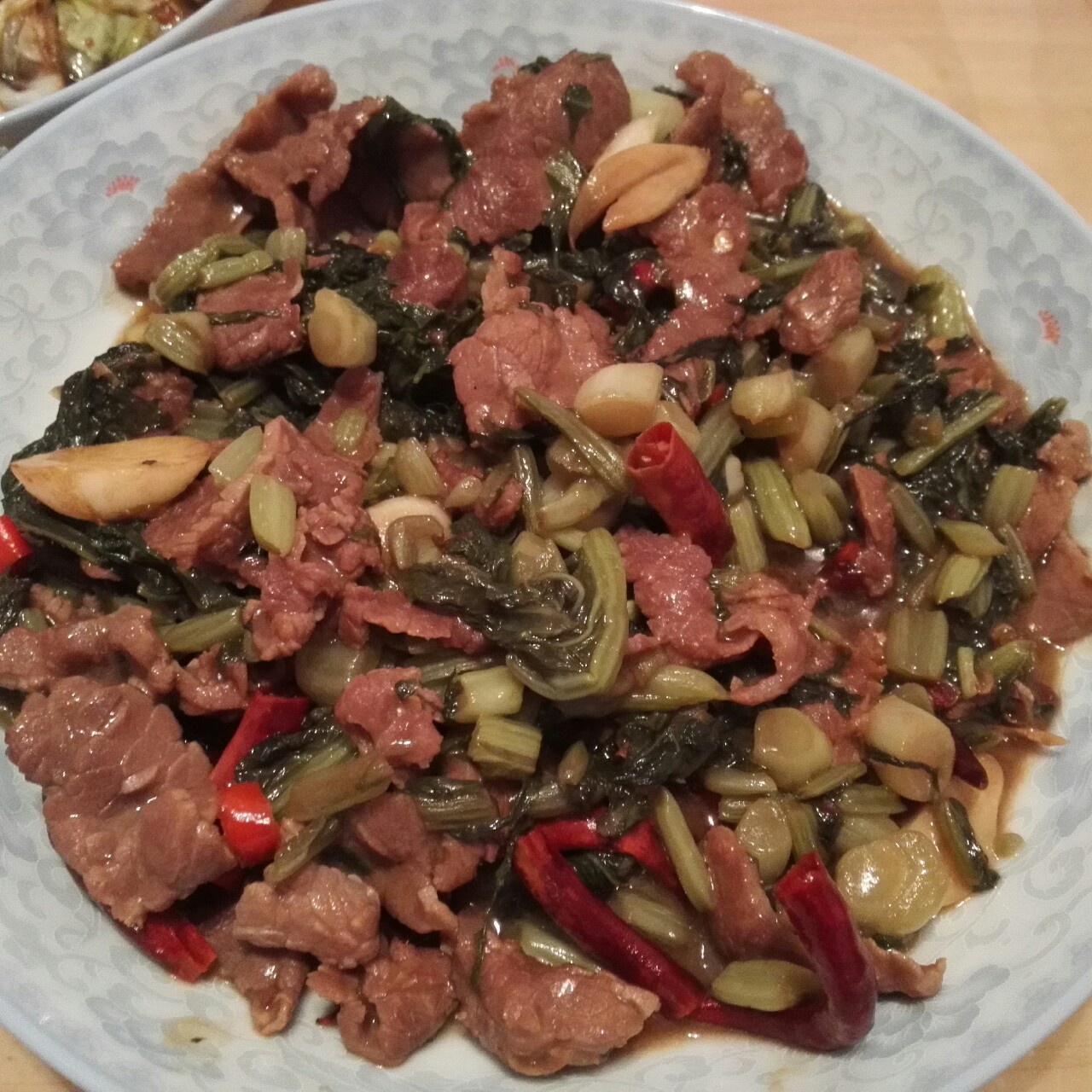 酸菜牛肉