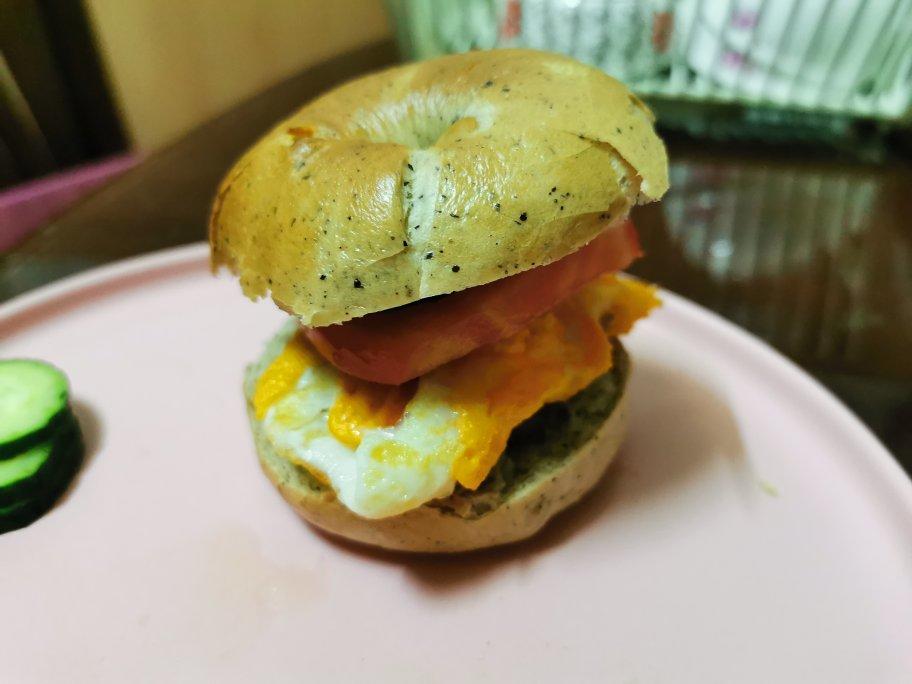 贝果夹一切-手残党包三明治教程🍔