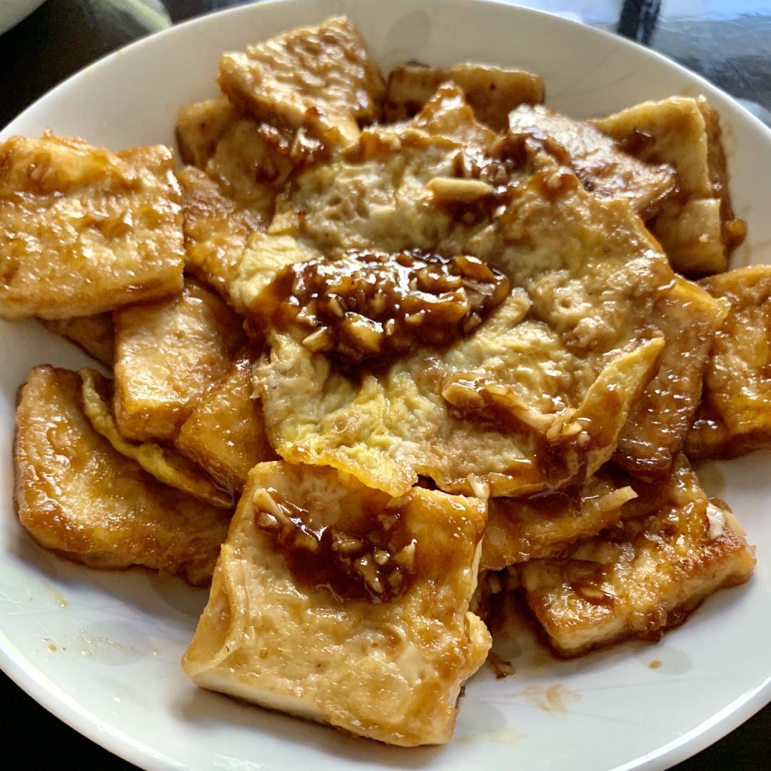 无敌好吃的香煎豆腐