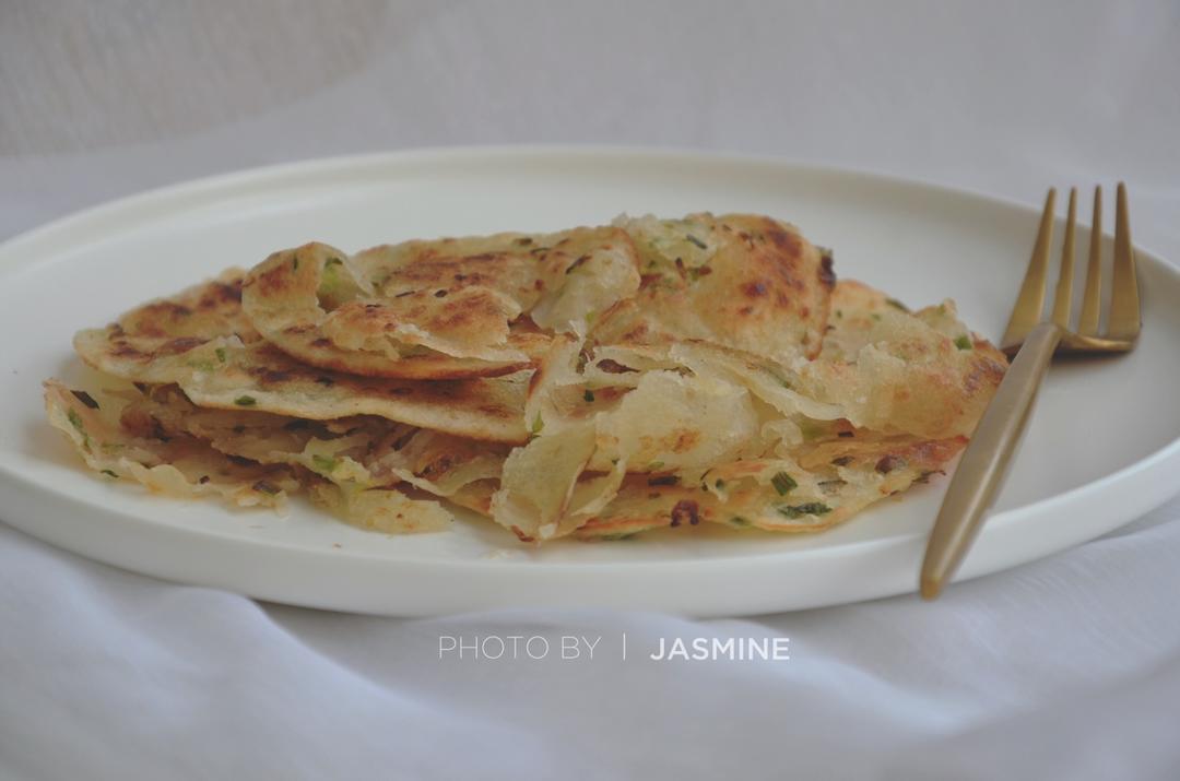 层层叠叠葱油饼