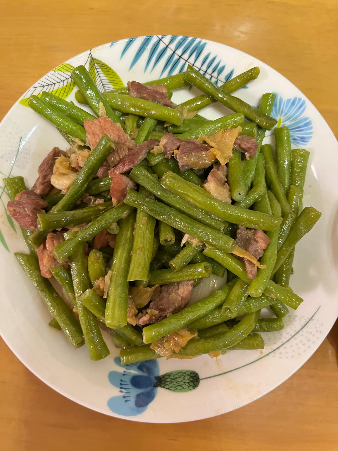 豆角炒肉丝