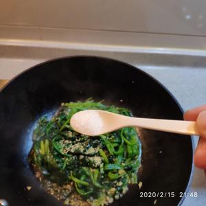蒜蓉烧菠菜（简单好吃）的做法 步骤11