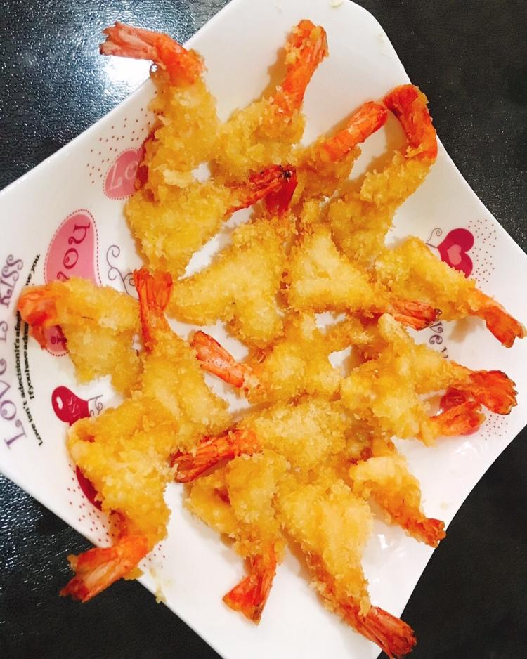 面包糠炸虾