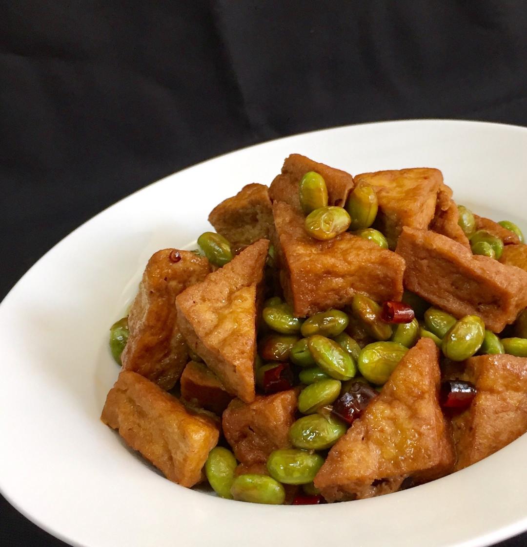 臭豆腐烧毛豆