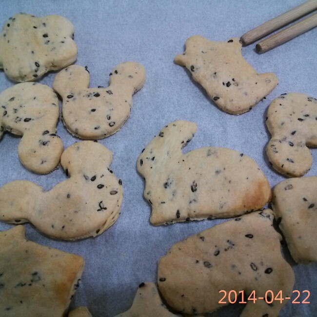 黑芝麻苏打饼干