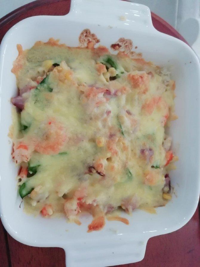海鲜芝士焗饭