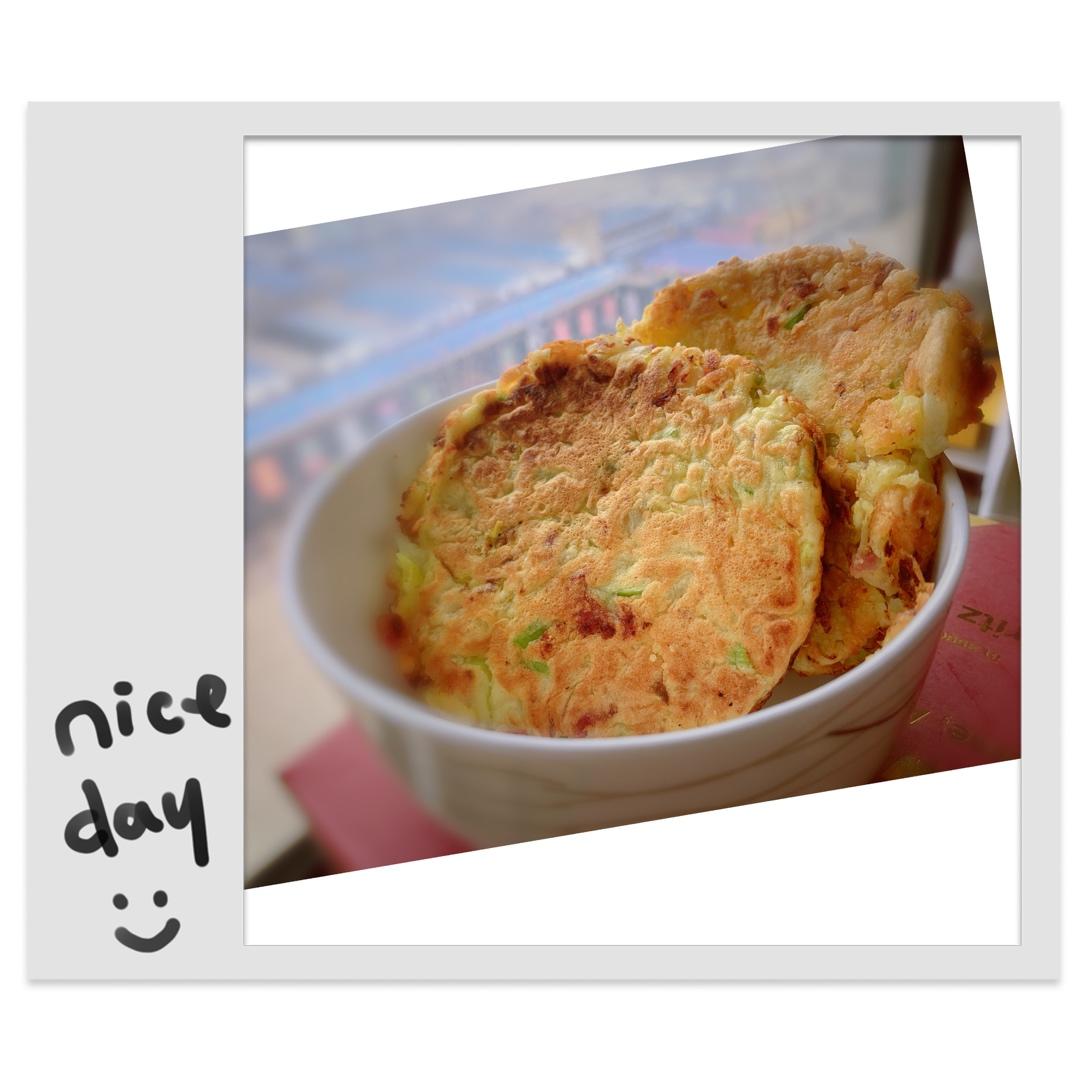 白菜鸡蛋早餐饼
