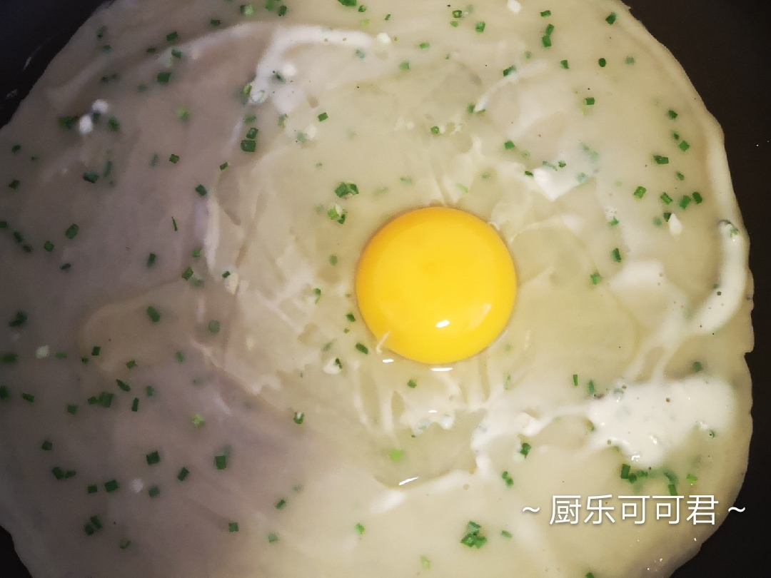 早餐香葱鸡蛋煎饼•【可可君厨乐时光14】的做法 步骤14