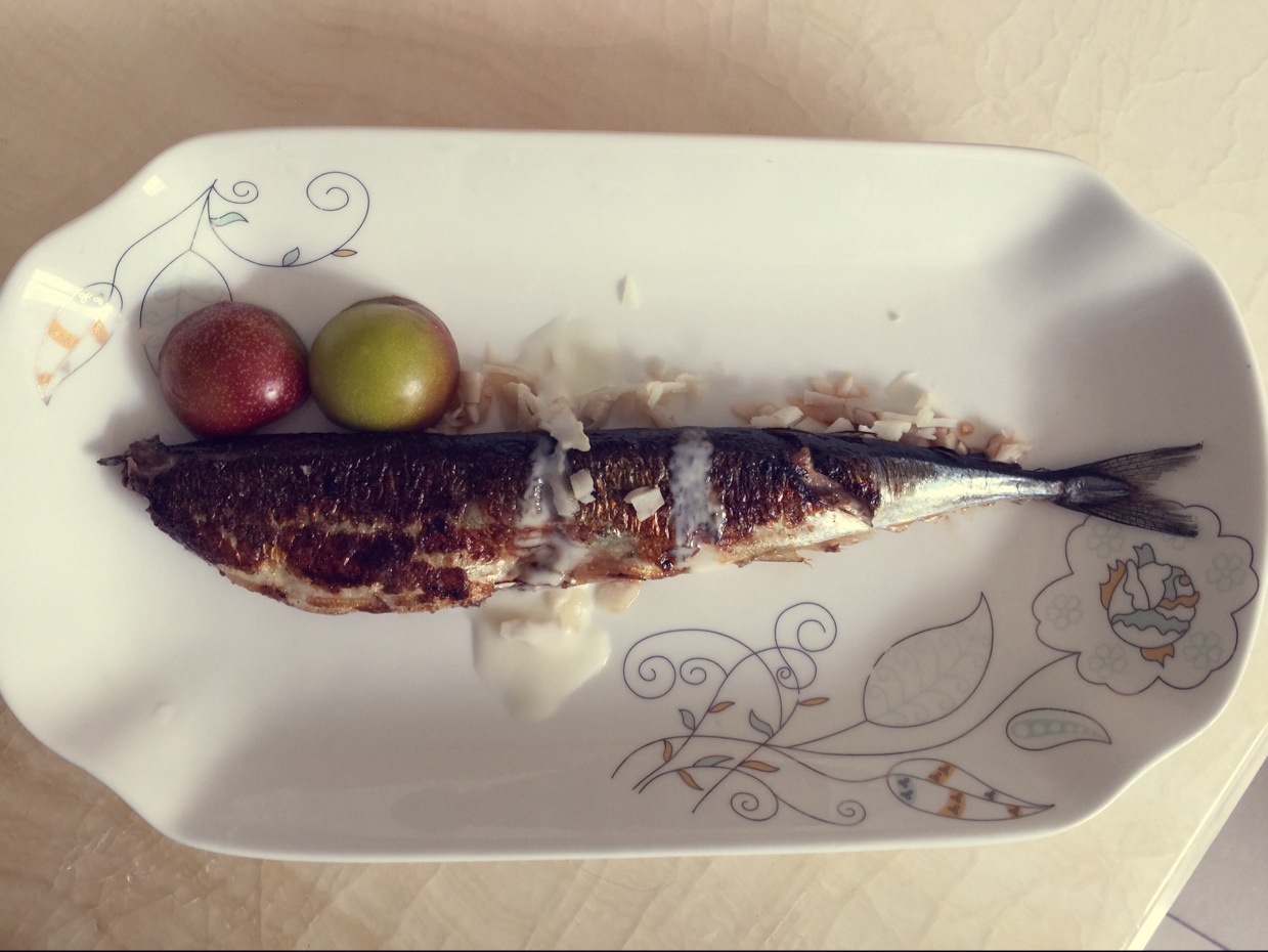 盐煎秋刀鱼