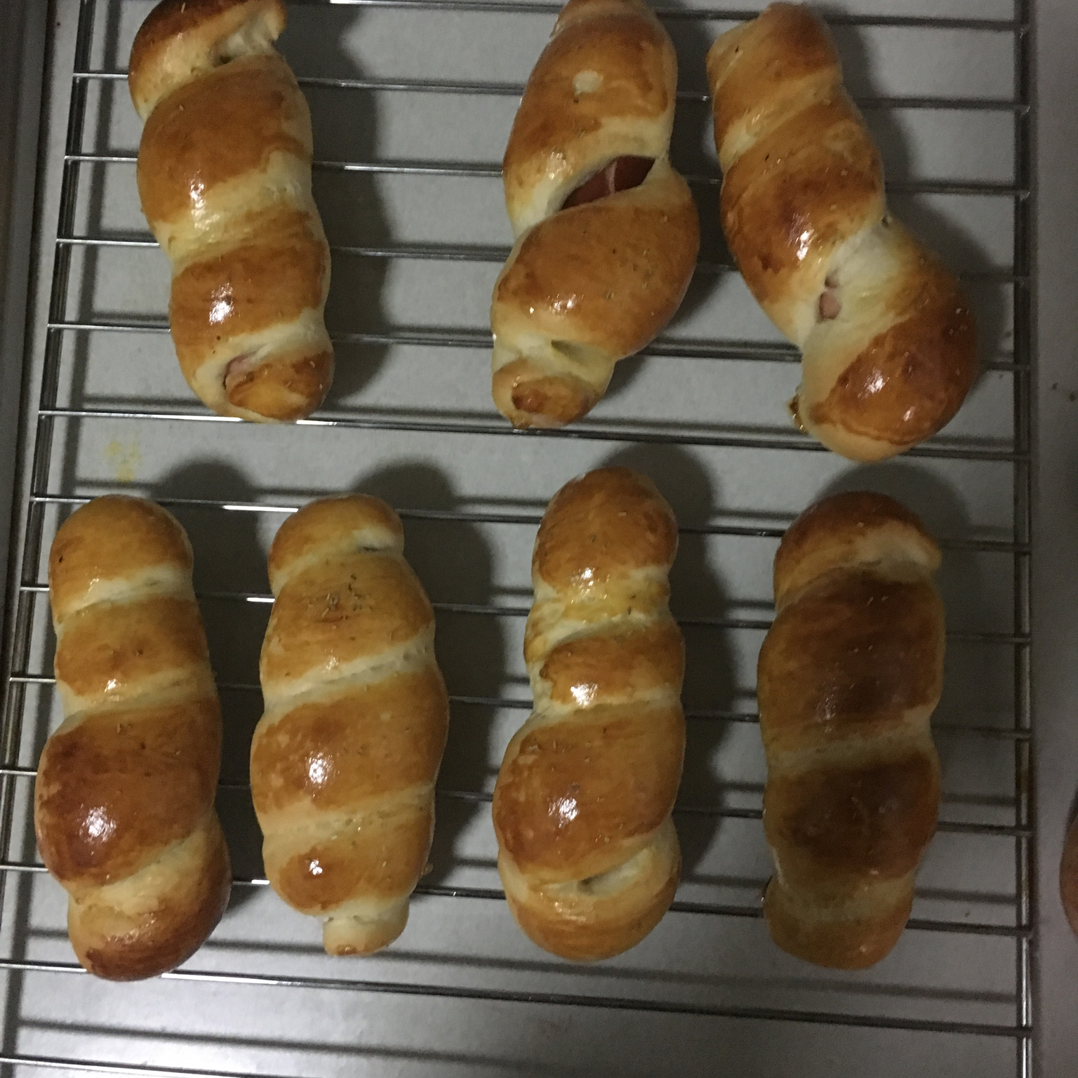 火腿面包卷