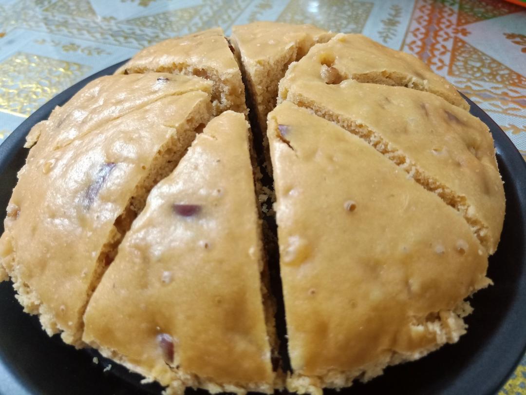 红糖粘米粉发糕的做法