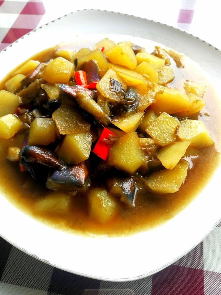 土豆炖茄子