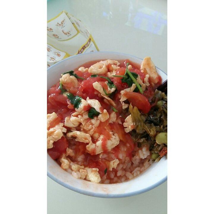 番茄鸡蛋盖浇饭