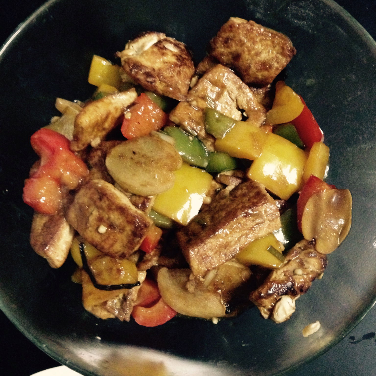 家常豆腐(彩椒版)