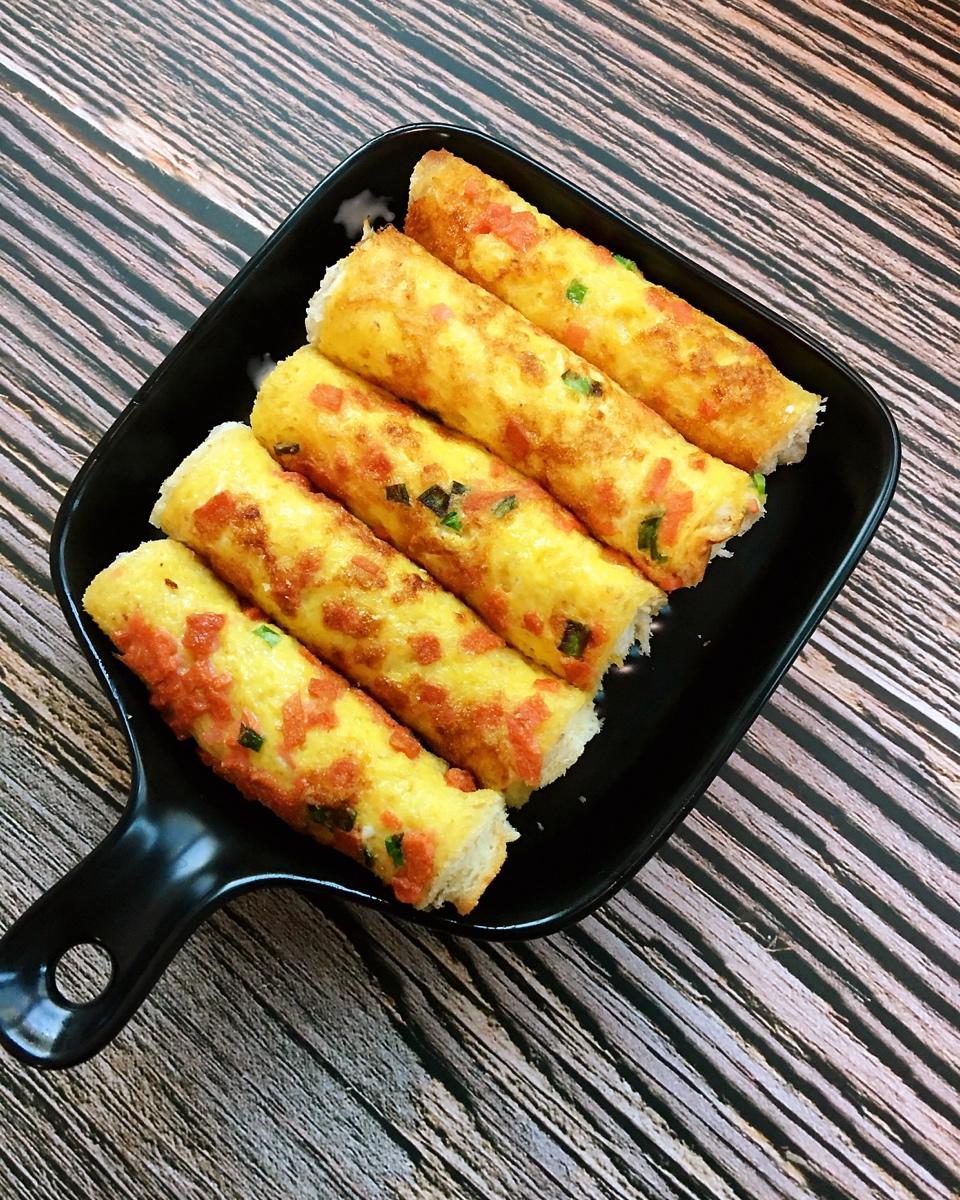 吐司片做肉松面包卷