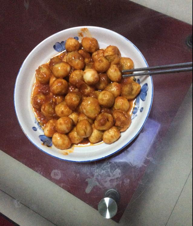 茄汁虎皮蛋（附快速剥蛋壳的方法）
